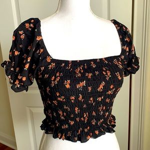 Sky and Sparrow floral top